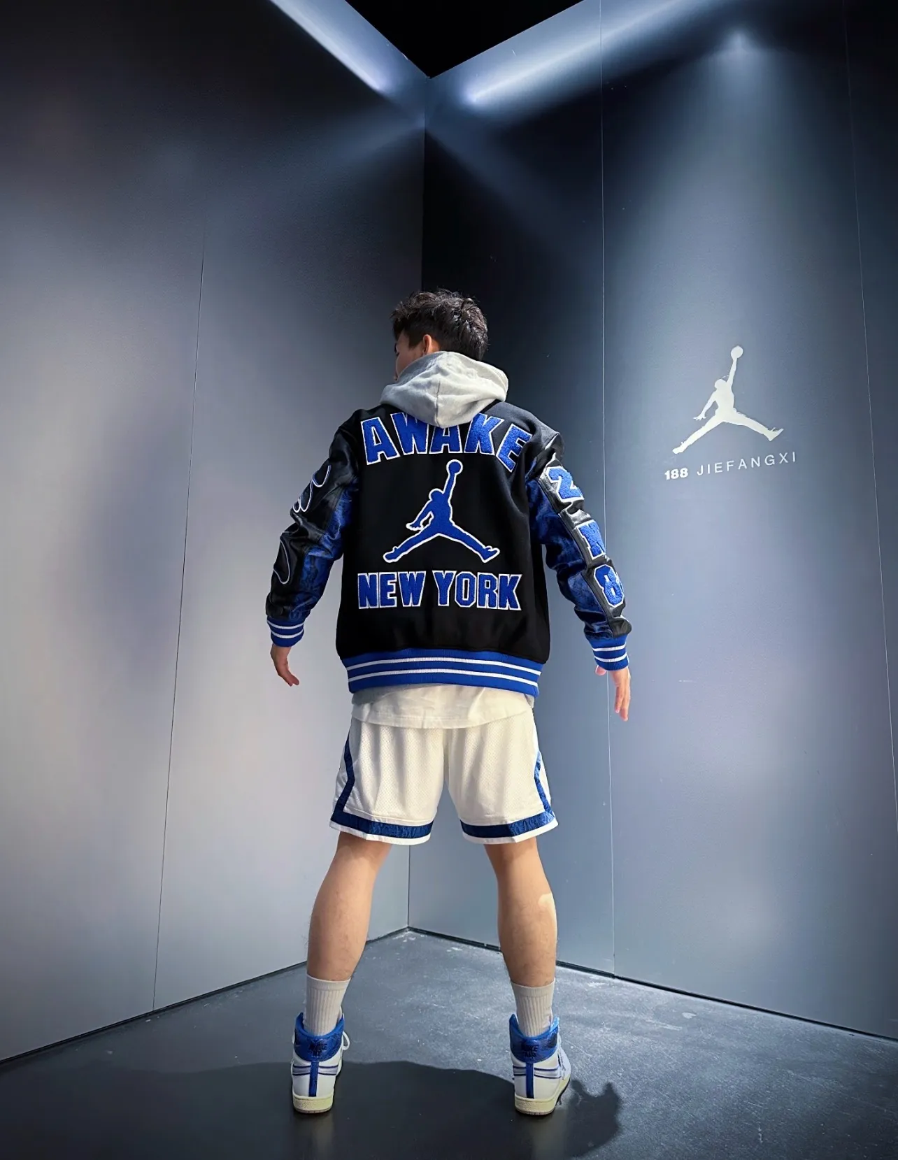 AJ Jordan x Awake NY FW 24 Same Style Genuine Leather ！ Jordan !Classic ， + Retro ， %！ ， ~ ， + ， AJ Shoes， ! Size：M L XL XXL （172 130 M） M 116， 71， 53 64 L 120 73， 54 65 XL 124， 75， 55 66 XXL 128， 77， 56 67